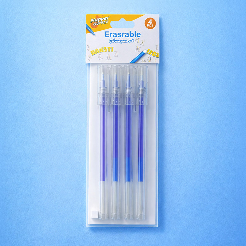 Erasable gel ink pens set, Hupper Dupper, 4 pcs
