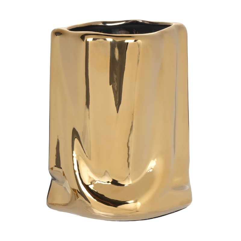 Vase \"Golden\", 12x16.8 cm