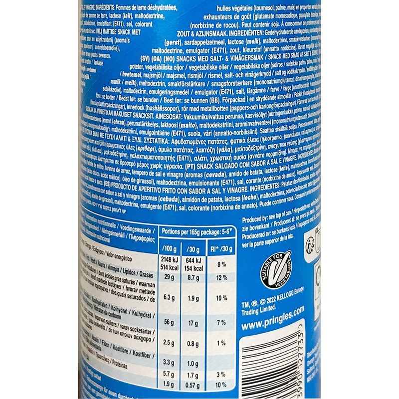 Potato chips , Pringles, 165 g
