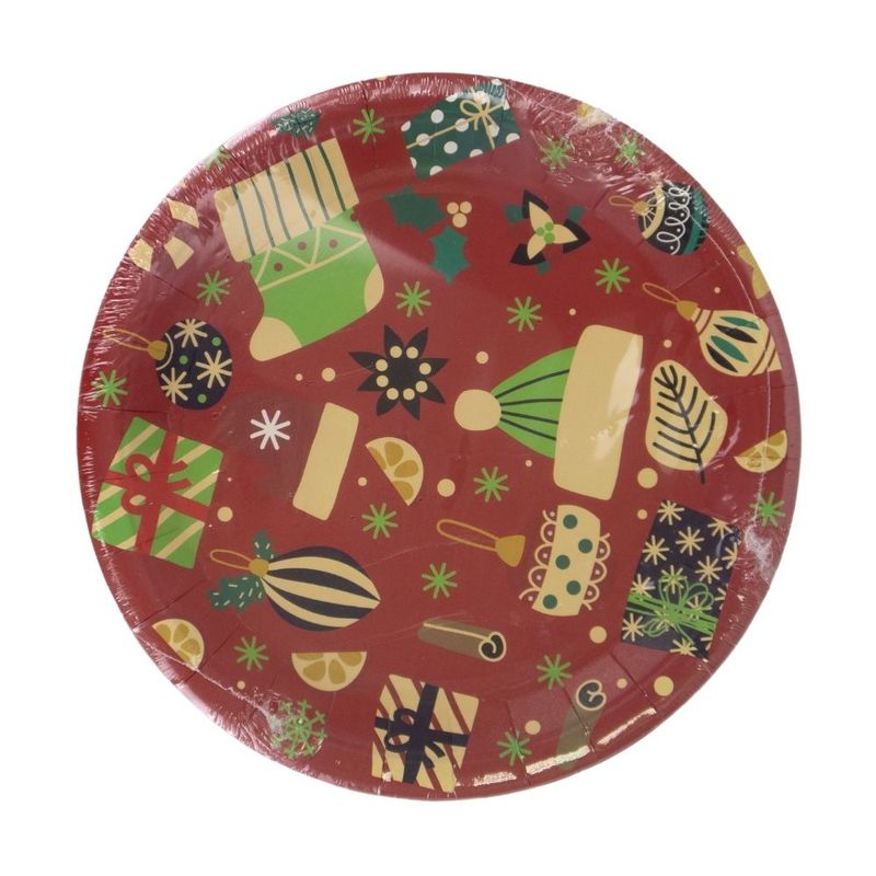 Paper plates set, assorted