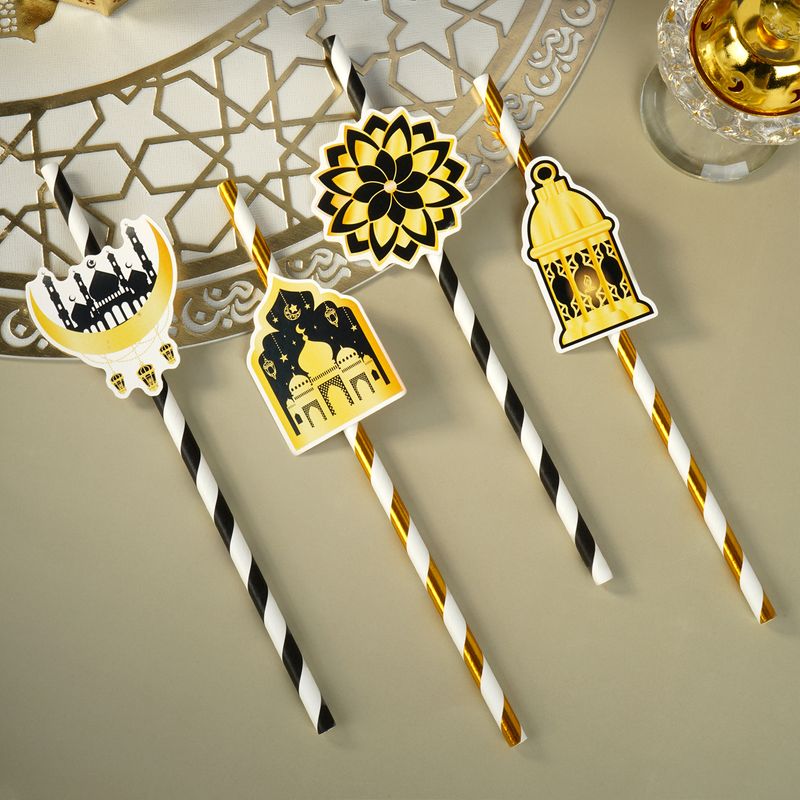 Ramadan drinking straws, 8 pcs