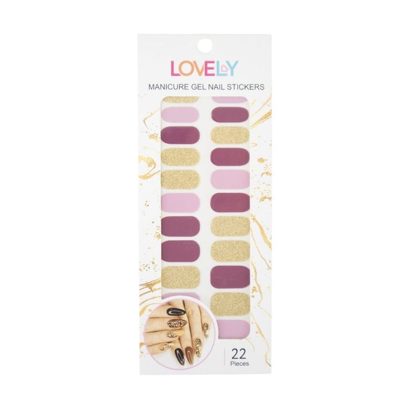 Manicure gel nail stickers  Lovely-variant 5