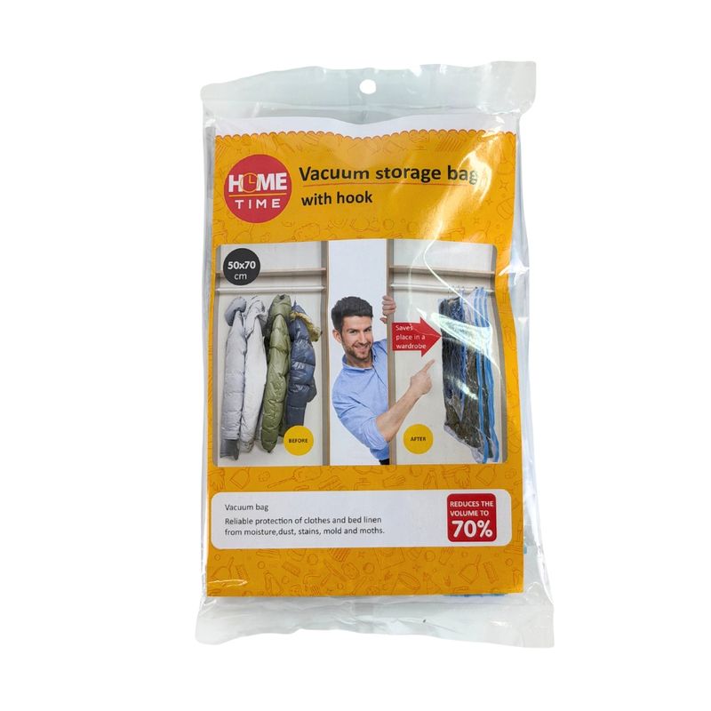 Vacuum bag with hook, 50х70 cm