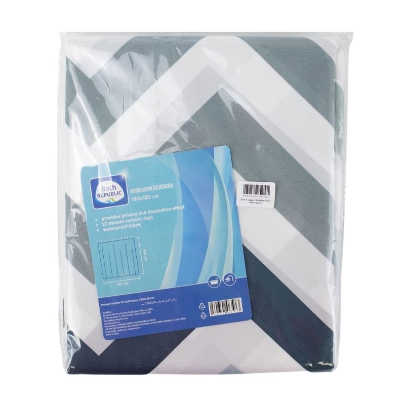 Shower curtain, 180x180 cm