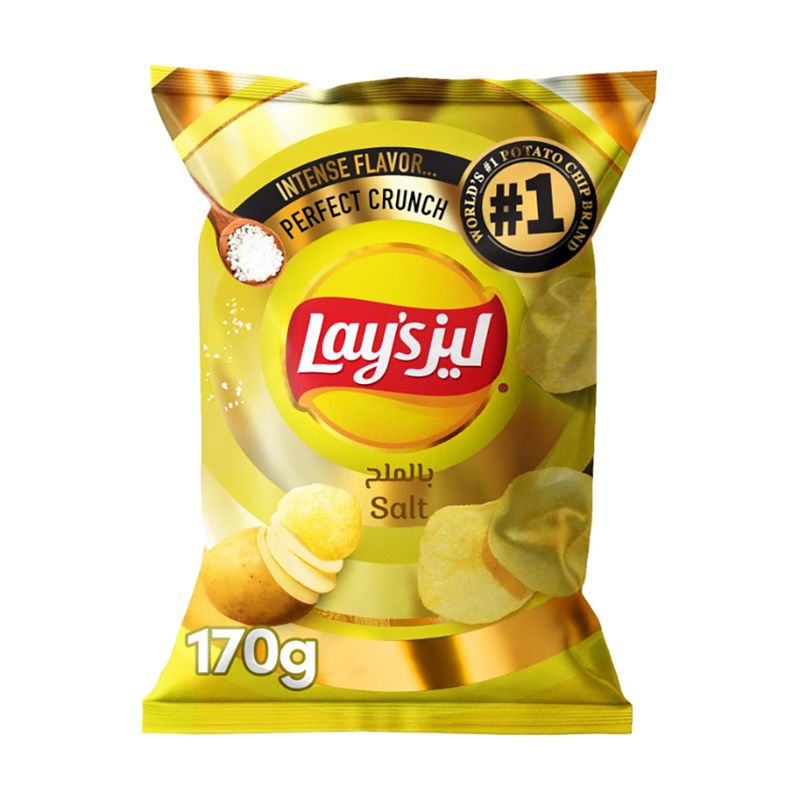 Potato chips, Lays, with salt, 170 g