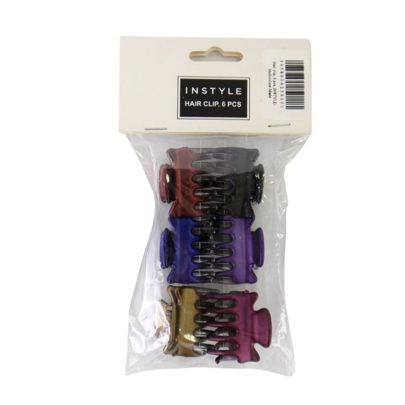 Hair clip, 6 pcs, INSTYLE
