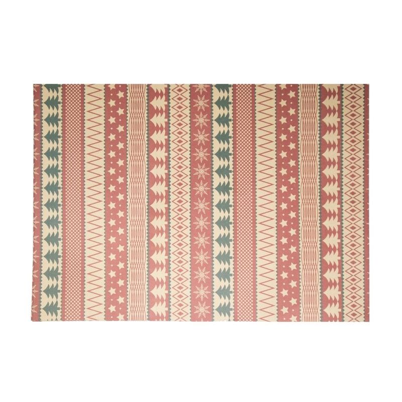 Kraft wrapping paper, Snow Fantasy, 70×100 cm, assorted