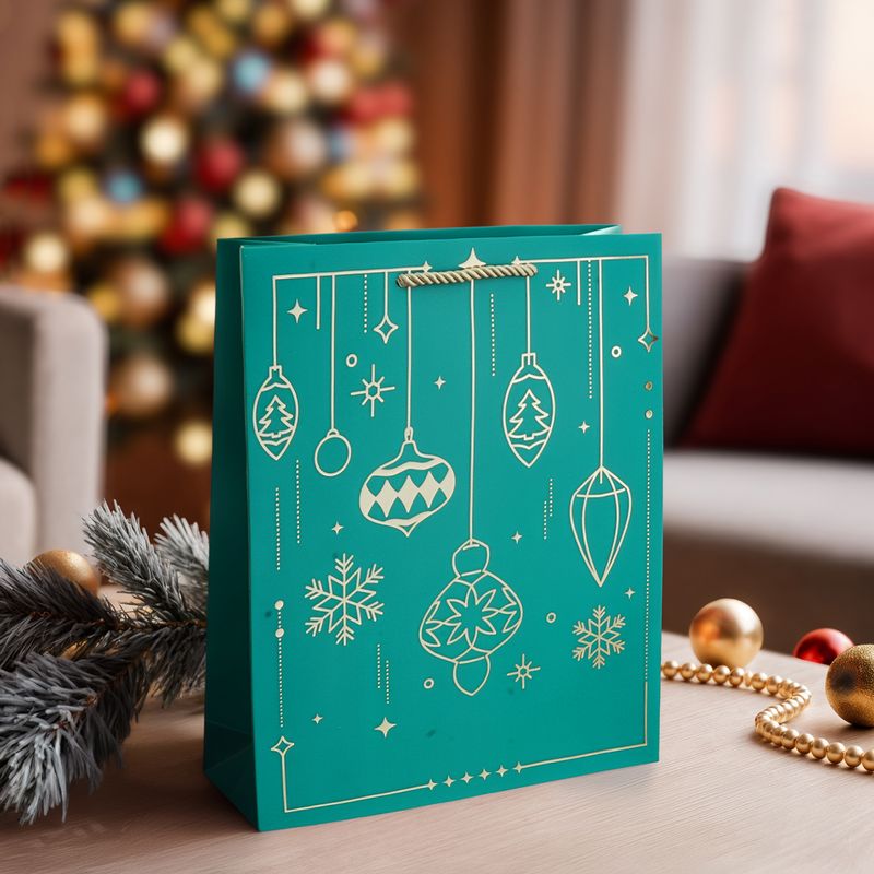 Gift bag, Snow Fantasy, 26x10x32 cm, assorted