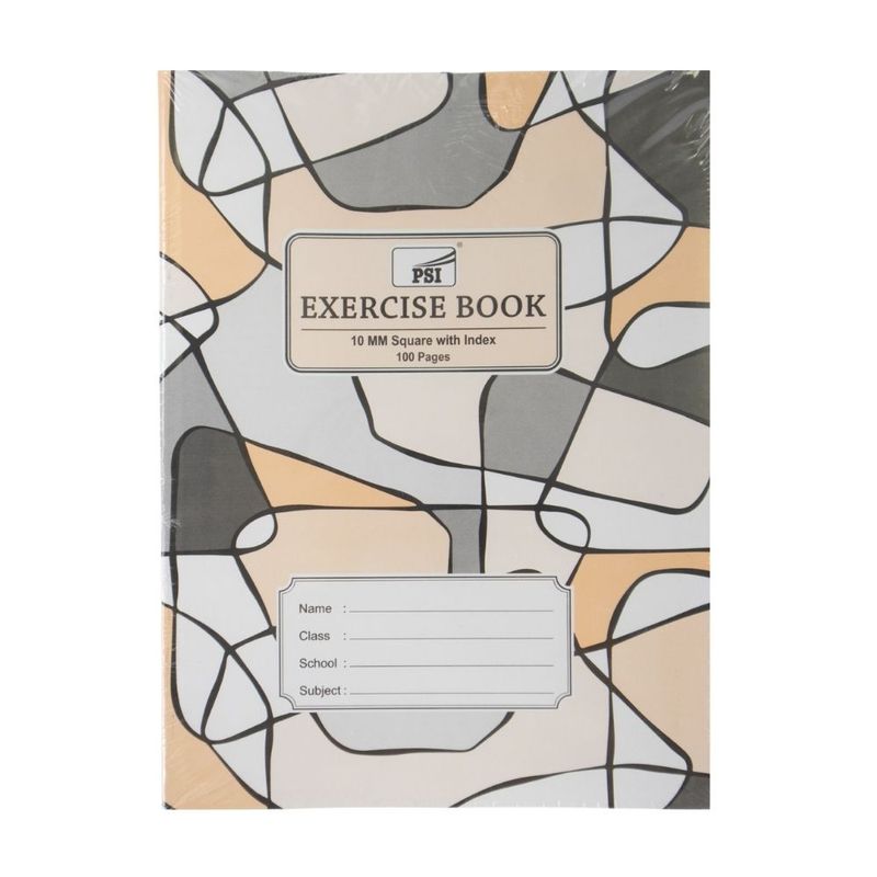 Exercise book 10 mm square 100 pages