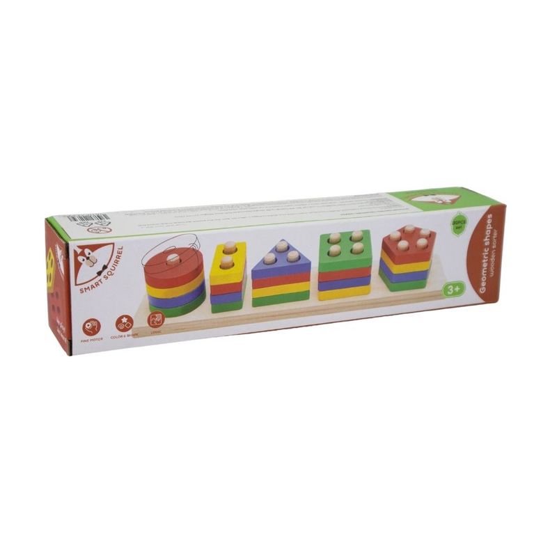 WOODEN SORTERS GEOMETRIC SHAPES