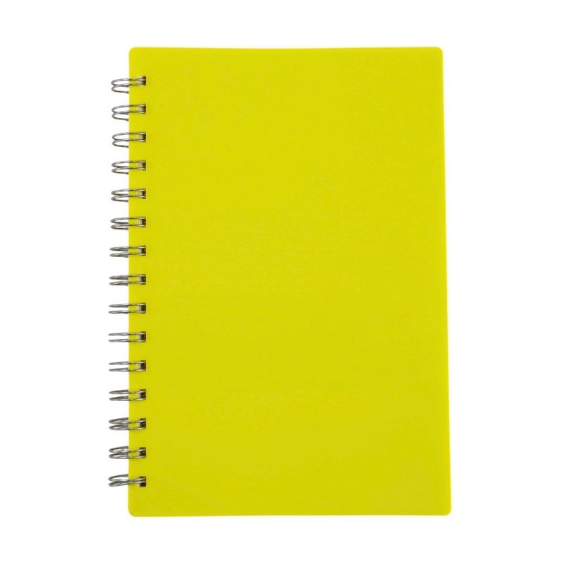A5 spiral notebook, 96 sheets, presented in assortment