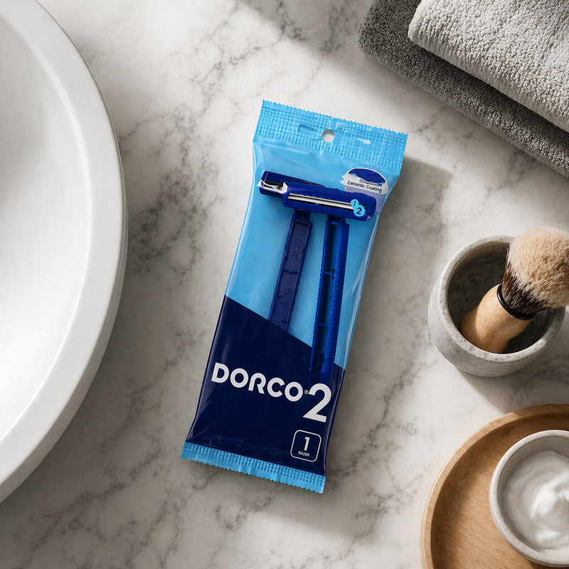 Dorco Twin Blade Indiv Packed Razor 1pcs