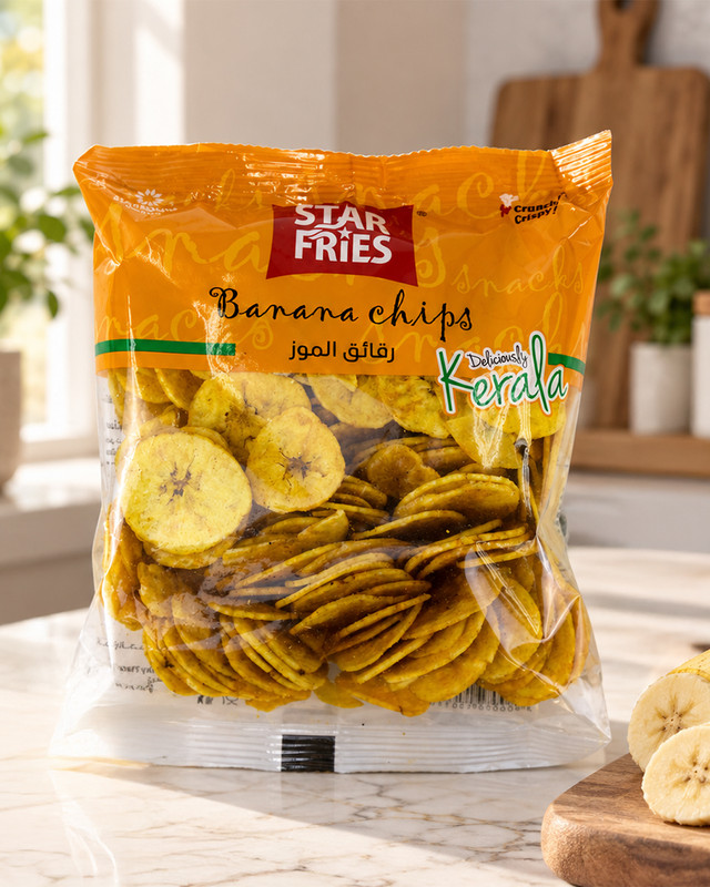 Snack STAR FRIES  Banana Chips 125g