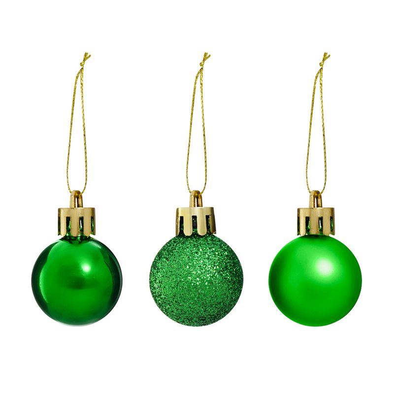 Christmas balls, Snow Fantasy, 3 cm, 12 pcs, assorted