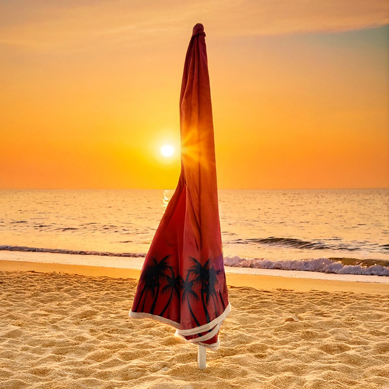 Beach umbrella, 1.6x1.8 m, in assortment