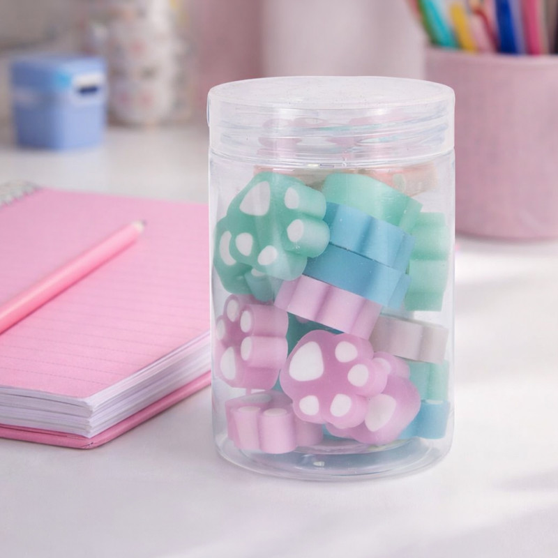 ERASER SET (MINI), 24 PCS