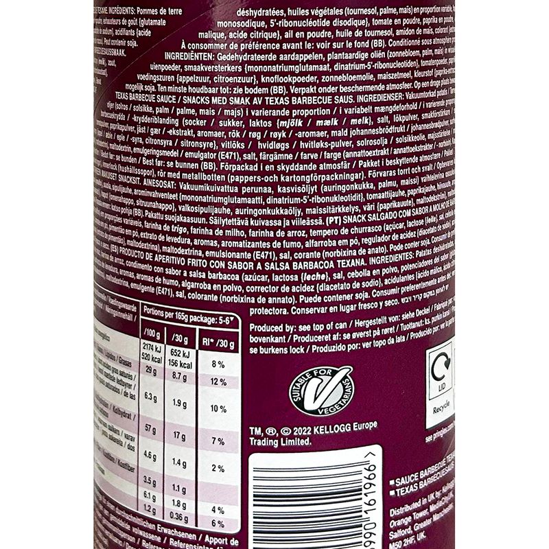 Potato chips , Pringles, 165 g