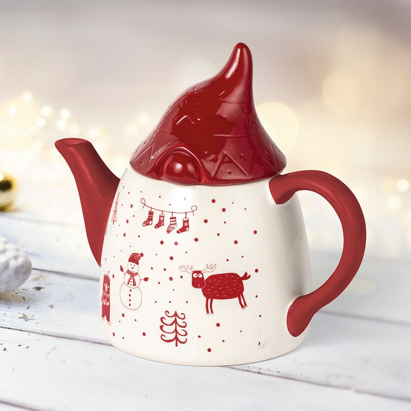 Christmas teapot, Snow Fantasy, 800 ml, assorted