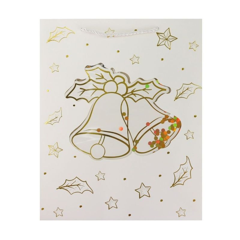 Gift bag, Snow Fantasy, Christmas, 26×10×32 cm, assorted