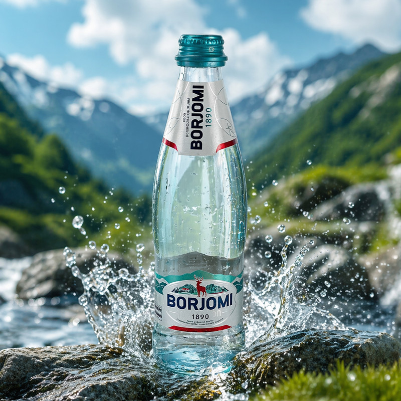 Borjomi Sparkling Natural Water 330Ml