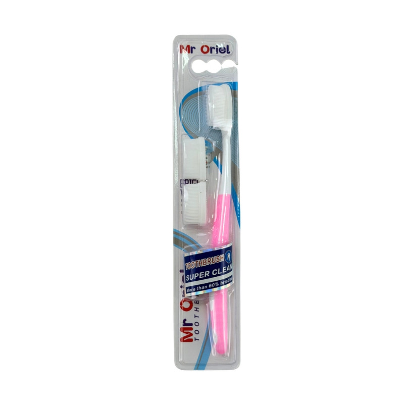 Toothbrush, 2pc silicone head, 1pc