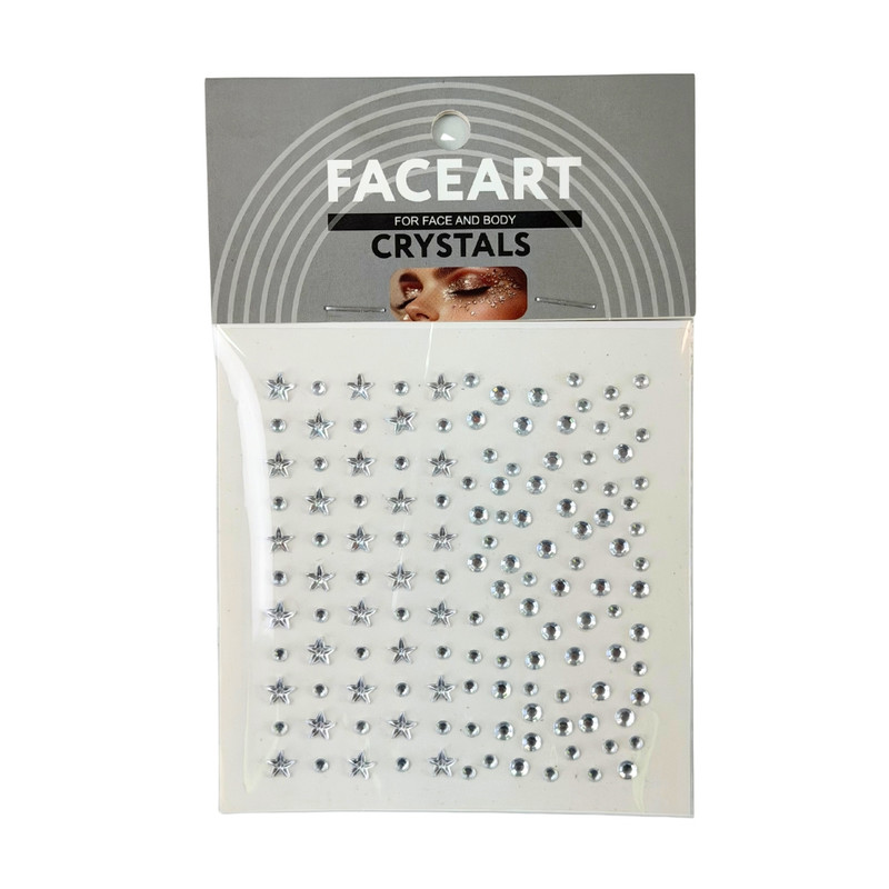 Crystal set for face and body, assorted