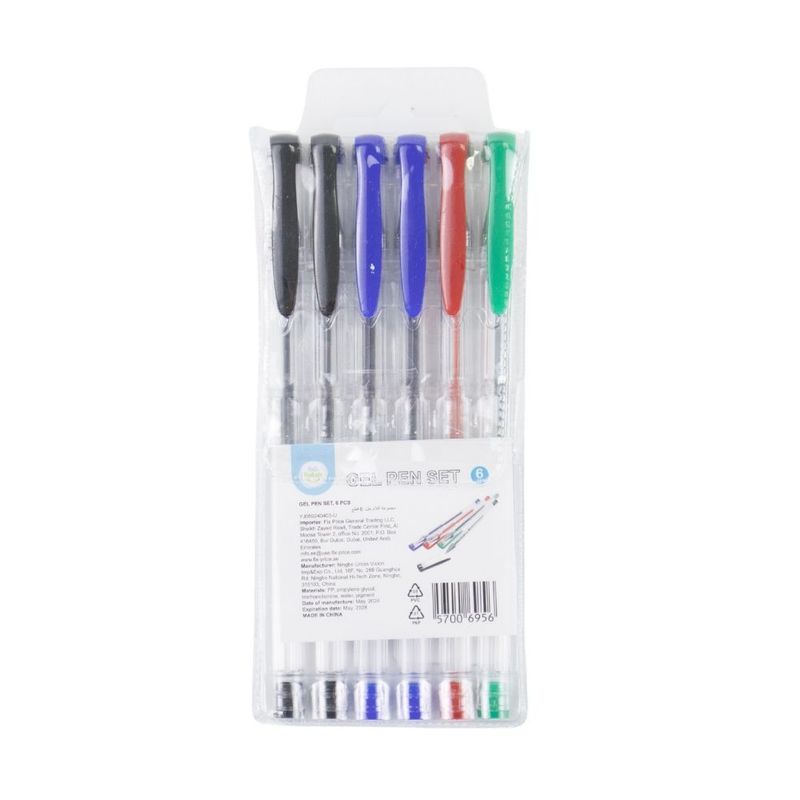 GEL PEN SET 6 PCS KIDS FANTASY