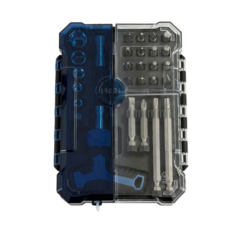 SCREWDRIVER SET WITH BITS AND SOCKETS, 28PCS