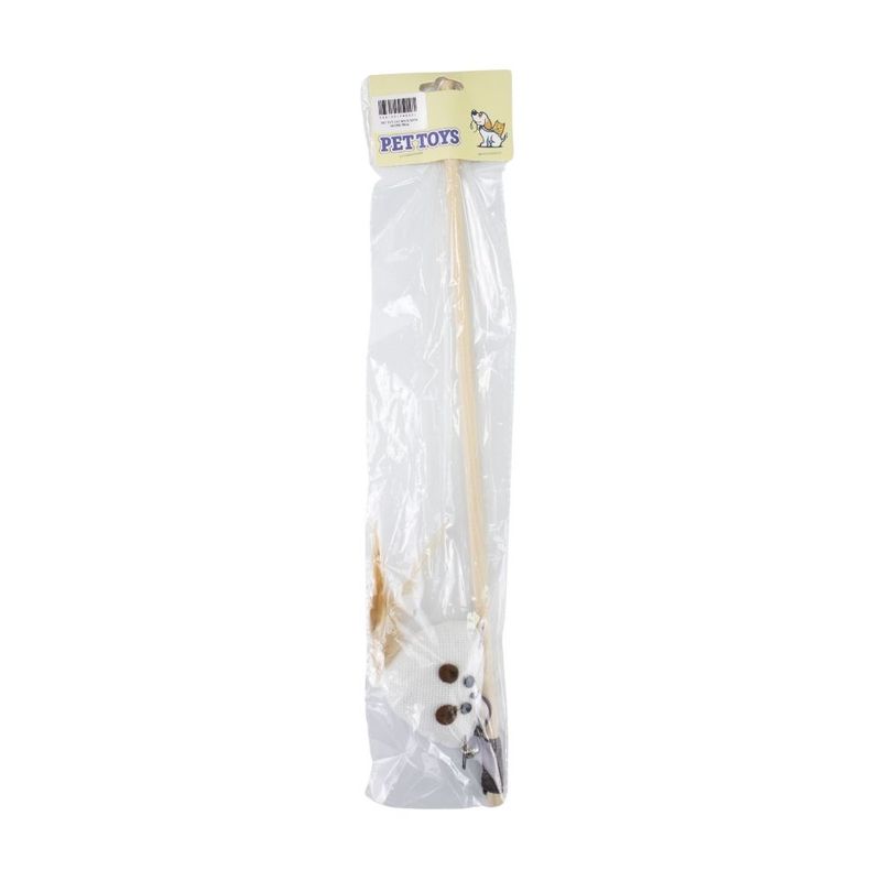 Pet toy \"Cat stick with mouse\", in assortment
