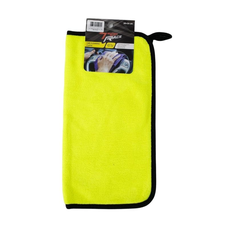 Car cleaning cloth, 30*30 cm., Top Race-Yellow