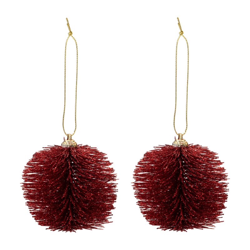 Hanging Christmas decoration “Ball”, 2 pcs., assorted