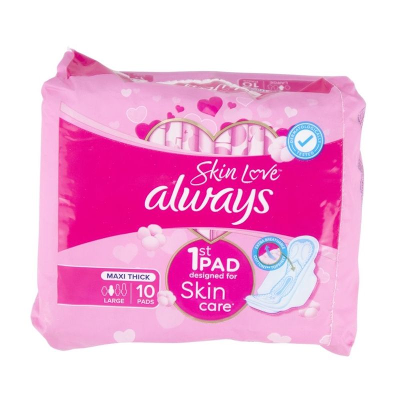 ALWAYS COTTON TOUCH FEEL(PINK) 10PC