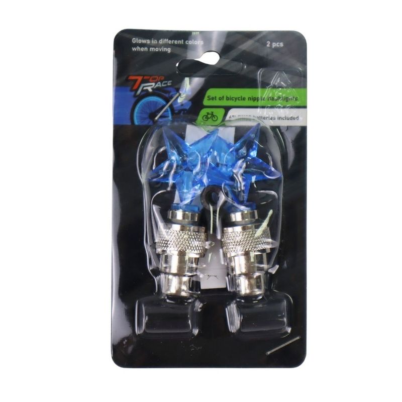 Set of bicycle nipple flashlights, 2 pcs