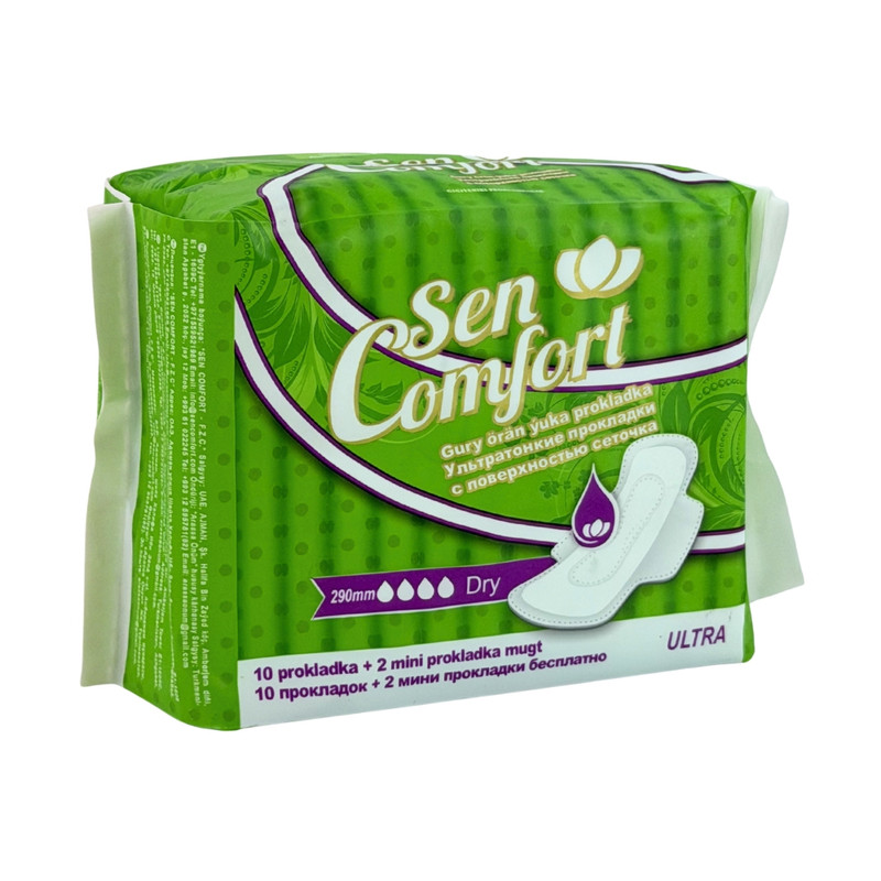 Sen Comfort Ultra Thin Pads 290mm 12pcs