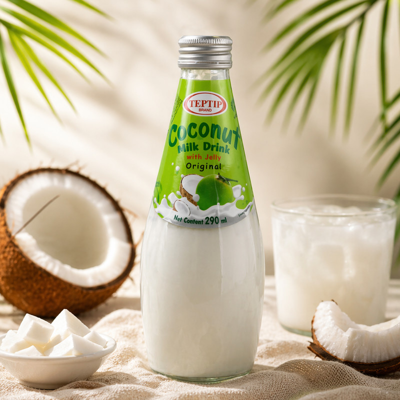 TEPTIP COCONUT MILK WITH JELLY ORIGINAL 290 ML