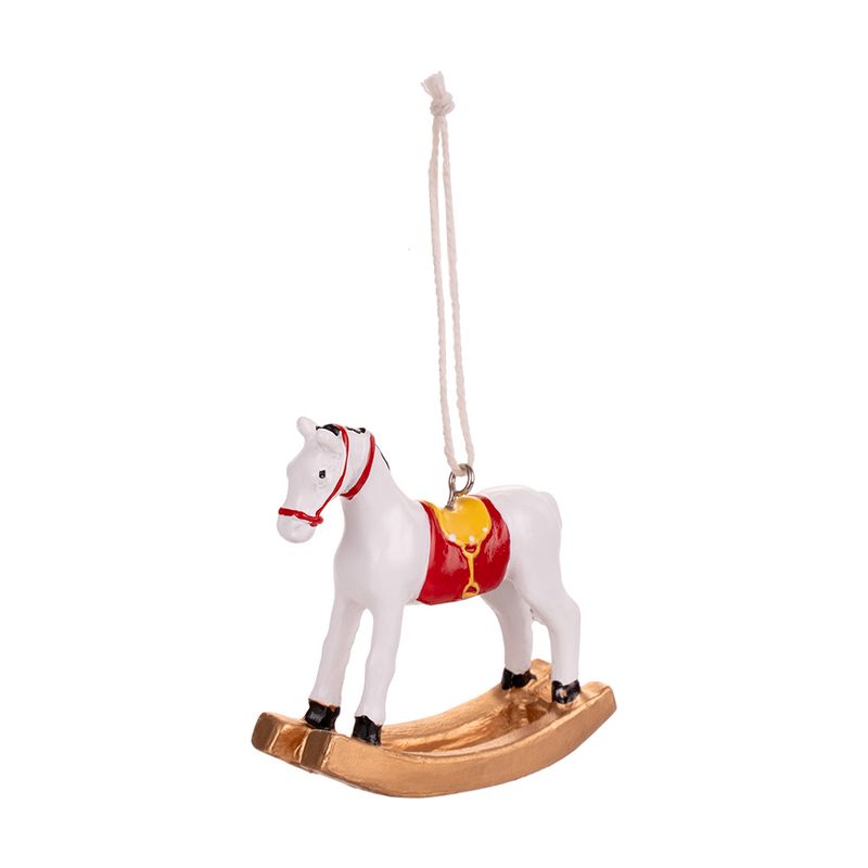Christmas tree decoration \"Horse\", Snow fantasy, in assortment