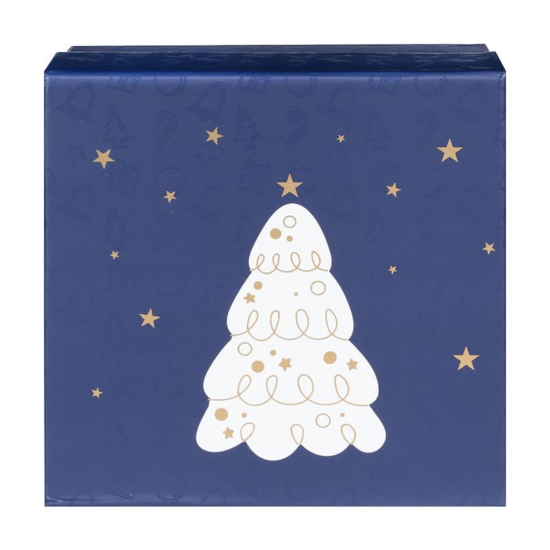 New Year gift box, Snow fantasy, 16.8x16.8x8 cm, assorted