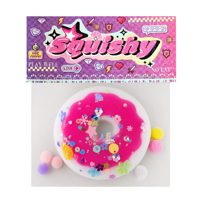 Squeeze toy Donut, assorted