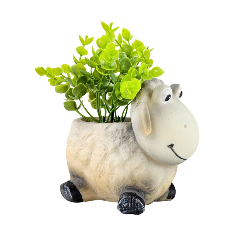 Potted artificial plant Animals