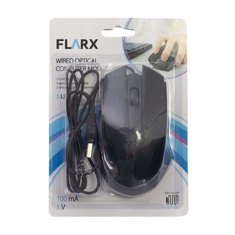 Wired optical computer mouse