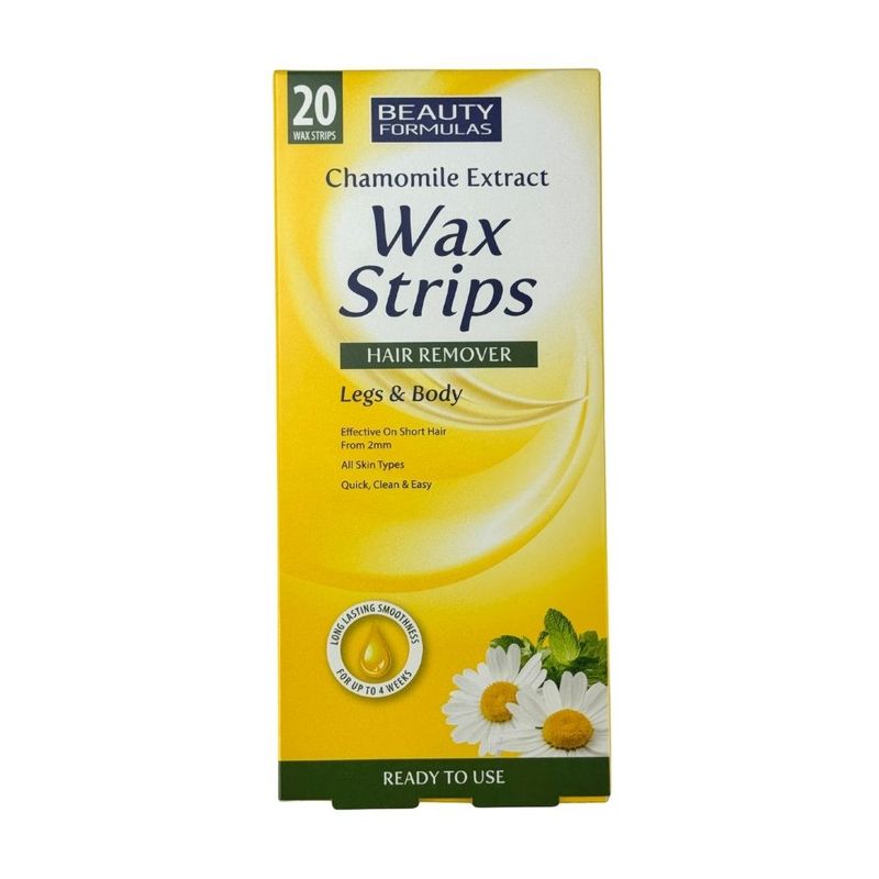 Beauty Formula Wax Strips Chamomile 20pcs