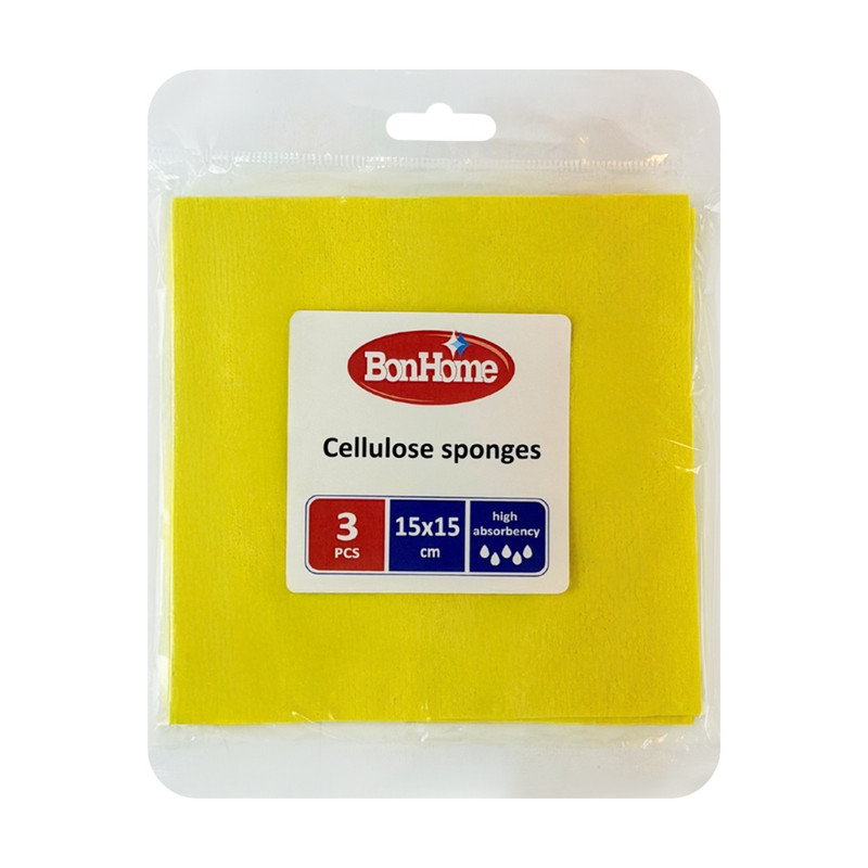 Cellulose sponges, 3 pcs