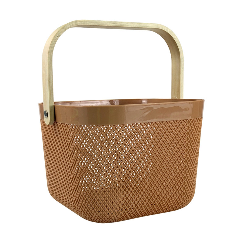 Storage basket with handle, assorted