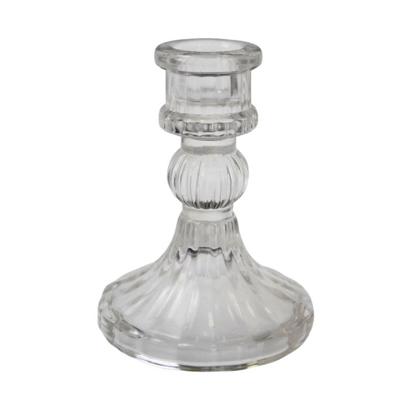 Glass candle holder, assorted