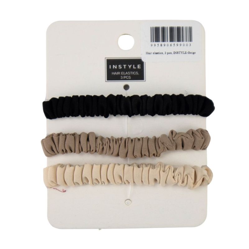 Hair elastics, 3 pcs, INSTYLE