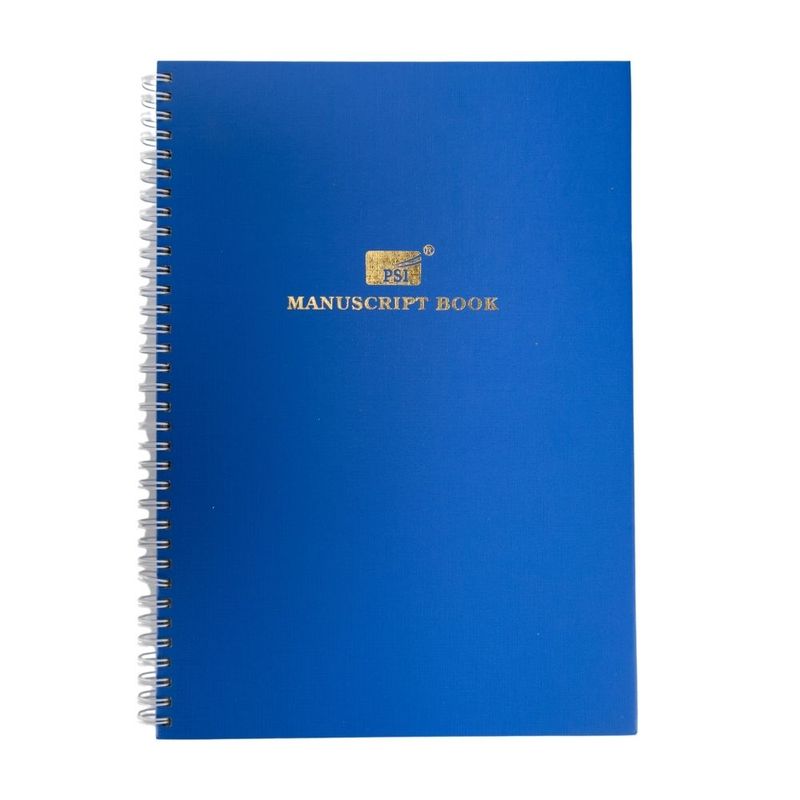 Spiral manuscript book A4 ruled 96 sh.