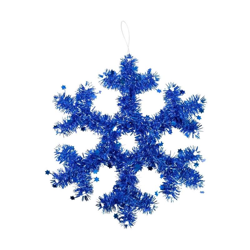 Christmas decoration made of tinsel, assorted