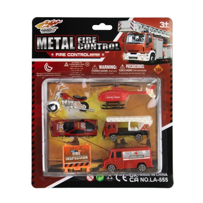 SET OF VEHICLES, 6 PCS