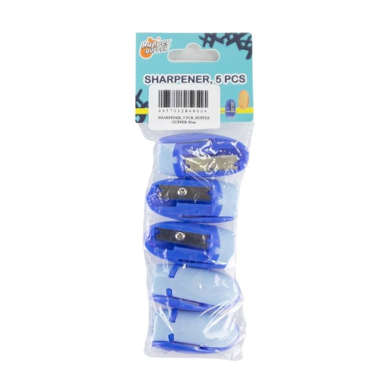 SHARPENER, 5 PCS, HUPPER DUPPER-Blue