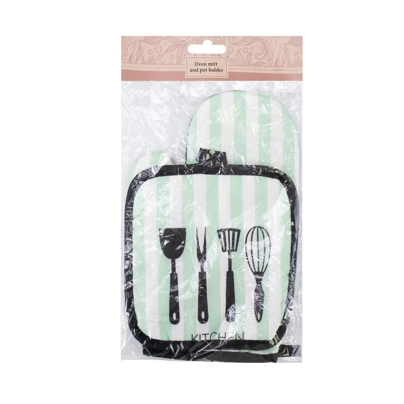 Oven mitt and pot holder